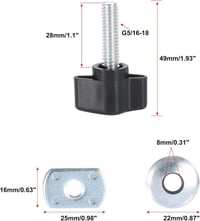 Jeep Wrangler Tetőcsavar Szett - YJ TJ JK JL Modellekhez 4