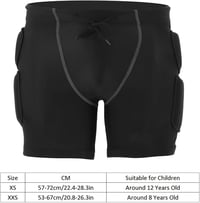 3D párnázott gyerek védőnadrág snowboardhoz és görkorcsolyához - Eva (XS) 4