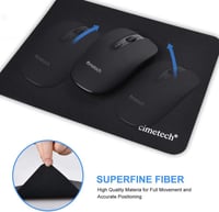 Cimetech Fekete Vízálló Gamer Egérpad Erős Tapadással 2