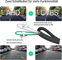 Opel Astra H, Zafira B, Corsa D, Vectra C, Insignia - GREENAUTO 720P AHD tolatókamera rendszámtábla-világítással 5