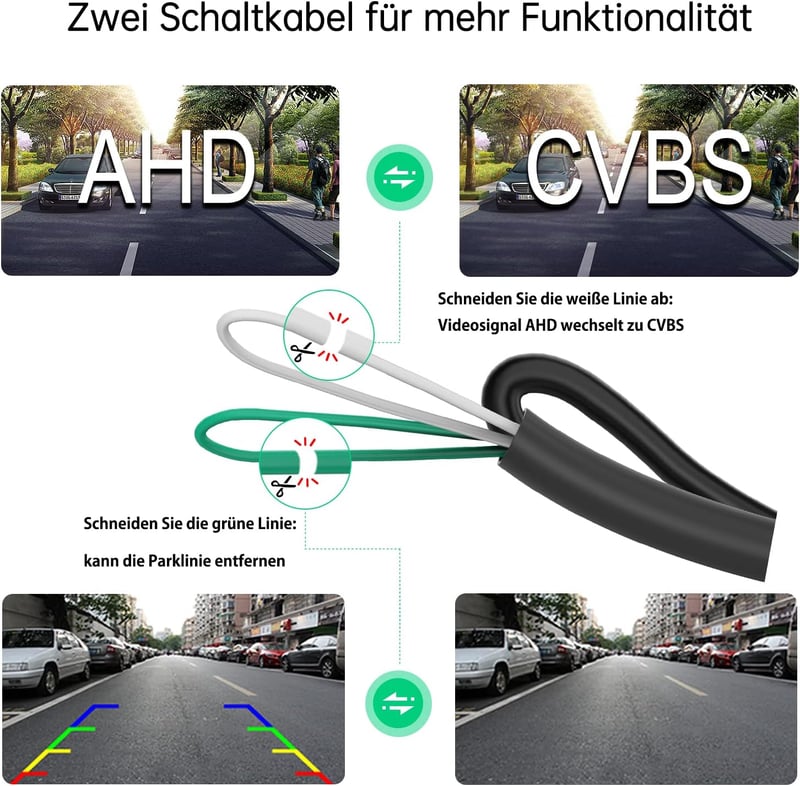 Opel Astra H, Zafira B, Corsa D, Vectra C, Insignia - GREENAUTO 720P AHD tolatókamera rendszámtábla-világítással