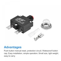 Túlterhelés Védő Biztosíték Szett 10A 125/250V AC 32V DC - 5 darabos 4