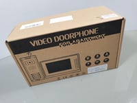 Uoweky RFID videós kaputelefon rendszer, 7" TFT kijelzővel, 1 kamera, 2 monitor + 10 db kék kulcstartó 9