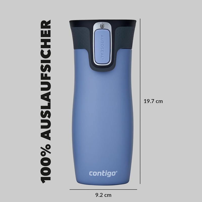 Contigo West Loop Autoseal Termoszbögre - Szivárgásmentes, 470ml, Earl Grey