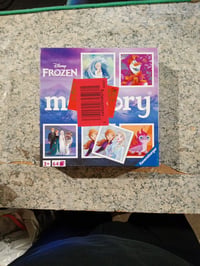 Joc de memorie Ravensburger Disney Frozen 20890 cu 64 de cărți, pentru 2-8 jucători, începând cu vârsta de 3 ani, produs outlet desfăcut 2
