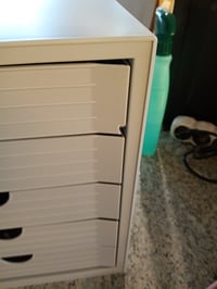 HAN SYSTEMBOX 1450-11 Stolový zásuvkový organizér na dokumenty s 5 zásuvkami, DIN C4 — na jednej zo zásuviek je odlomený malý kúsok (stav: pozri 2. obrázok) 2