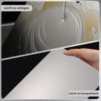 Freshmagis Titánium Vágódeszka 34x23 cm - Kétoldalas Rozsdamentes Acél Konyhai Lap Húshoz, Zöldséghez - Antibakteriális, Szagtalan 6