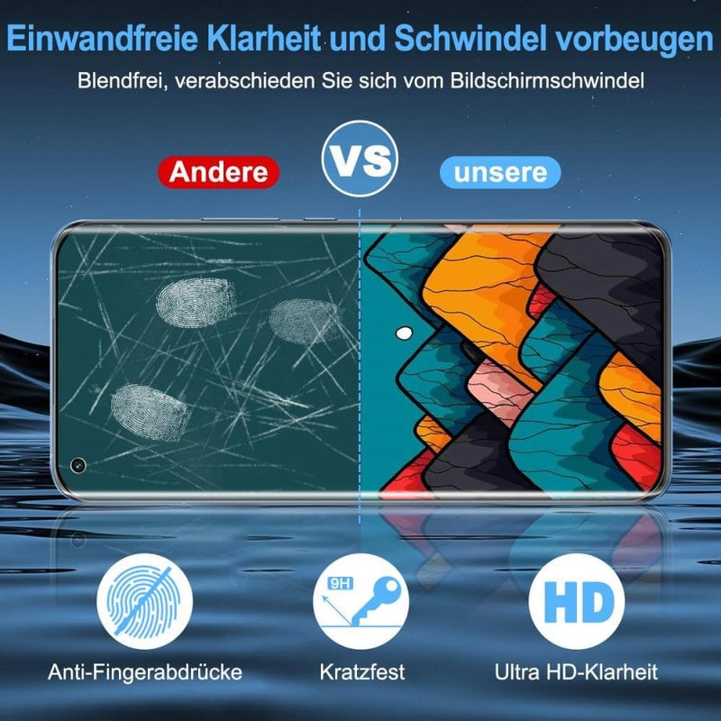 Xiaomi 11 Ultra 3D Teljes Képernyővédő Üveg, Ujjlenyomatbarát, 2db