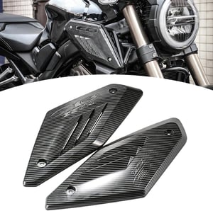 JFG RACING Zaštitni bočni paneli usisnika zraka za motocikle CB650R modeli 2019-2021 - ABS plastika s karbonskim efektom, poklopac spremnika goriva