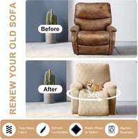 Polarfleece Relax Fotel Huzat - Elektromos, Dönthető Karfás Fotelre, Zsebbel 3