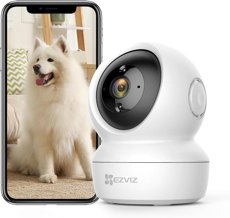 EZVIZ C6N WiFi IP Beltéri Kamera 1080P - 360° Lefedettség, Éjjellátó, Kétirányú Hang, MicroSD Támogatás, Mozgásérzékelés Otthoni és Bébi Meg