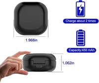 RuenTech Töltőtok Samsung Galaxy Buds Pro SM-R190 Fülhallgatóhoz - Pótlás Elveszett vagy Sérült Tokhoz - 450 mAh Kapacitás LED Jelzéssel 3