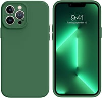Apple iPhone 13 Pro Max Strapabíró Sötétzöld Szilikon Védőtok 1