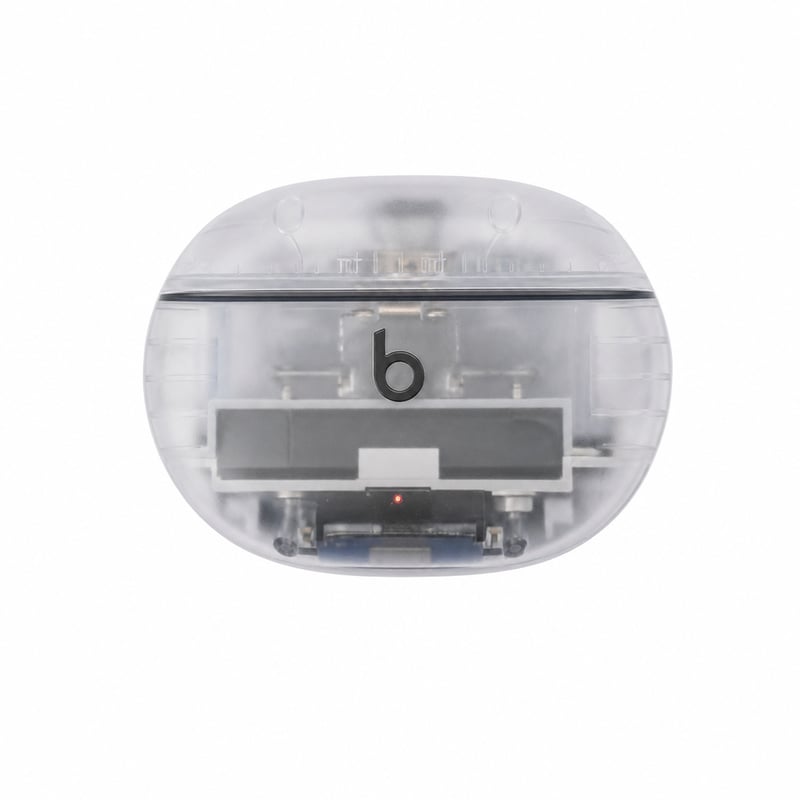 Căști True Wireless Beats Studio Buds+ cu anularea zgomotului și carcasă de încărcare, Bluetooth, Transparent - Incomplet, Produs de prezentare