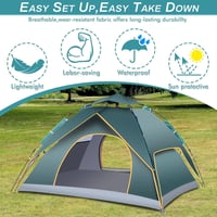 Tenda 2-3 személyes automata vízálló pop-up sátor kempingezéshez 3