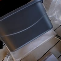 TRIXIE 13096 Biciklistička košara za pse za upravljač, plastična s metalnom rešetkom, 42x39x30 cm, siva, do 5 kg — pričvršćivanje (stanje: vidi 2. sliku) 4