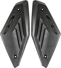 JFG RACING Motorkerékpár Légbeömlő Védő Oldalpanelek CB650R 2019-2021 Modellekhez - ABS Műanyag Karbon Hatású Burkolat Üzemanyagtartályhoz 3