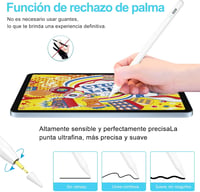 KBCASE iPad Érintőceruza - Dőlésfelismerő Stylus Toll Kompatibilis iPad 2018-2022 Modellekkel, 5 Cserélhető Heggyel 3