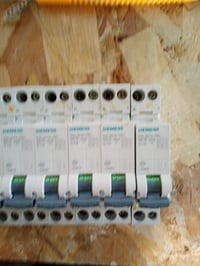 Istič Siemens 10A pre fázový a nulový vodič, balenie 10 ks, ochrana elektrických obvodov, použité 2