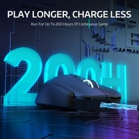 VGN GAMEPOWER Attack Shark X6 Vezeték Nélküli Gamer Egér, 49g Ultrakönnyű, RGB Töltőállomás, 26000DPI, PixArt PAW3395, 3 Csatlakozási Mód, 2 7
