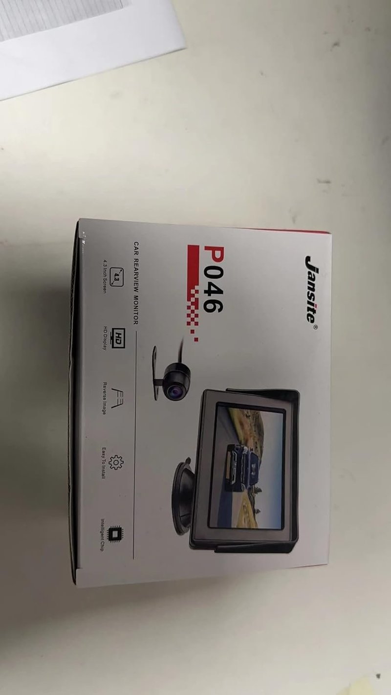 Vezeték nélküli tolatókamera szett 4.3" LCD monitorral - Vízálló, éjjellátó