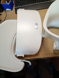 CYBEX Gold Click Etetőtálca, Babaszett, All White – szettből — fekvőbetét, etetőszék, lábtartó hiányzik (állapot: lásd a 2. képet) 3