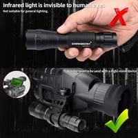 DARKBEAM 850nm Zoomolható Infravörös LED Lámpa Éjjellátóhoz, Vadászathoz 4