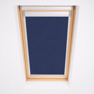 Rulou opac Bloc Skylight pentru fereastră de mansardă Velux, albastru închis, 48x98 cm — defect, pentru piese: arc de retragere defect (stare: vezi a 2-a imagine)