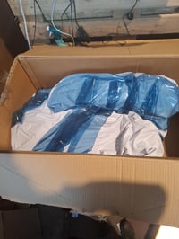 Piscină de familie gonflabilă Intex 56475NP cu 4 locuri, 229x229x66 cm, albastru-alb, formă pătrată, piscină de grădină pentru copii 2