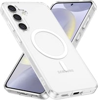 Samsung Galaxy S24 Plus mágneses átlátszó tok, MagSafe kompatibilis, ütésálló védelem 1