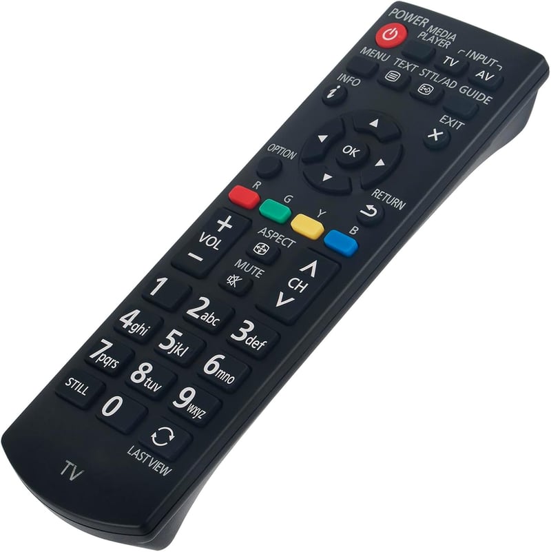 ALLIMITY RCA39126 Távirányító Panasonic Viera TV-hez - Kompatibilis TX-24D300E TX-32DW334 TX-43E303E és más modellekkel, 10m Hatótáv

AI: I'