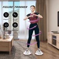 Twister tárcsás derékformáló eszköz számláló funkcióval, szürke - Otthoni fitness edzőgép 2