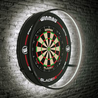Winmau Plasma Darts Világítás és Kiegészítők - Professzionális Alumínium Dartvilágítás Felnőtteknek, Fekete, 74 cm 4