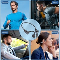 Zruhig Bluetooth Csontvezető Fülhallgató - Nyitott, Vízálló, Mikrofonos Sportfejhallgató Futáshoz 7