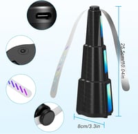 zeroto 2 db Rovarriasztó Ventilátor - USB Tölthető Légyriasztó Asztalra, 360° Forgó Lapátok, Beltéri-Kültéri Használatra, Szúnyogriasztó Kem 6