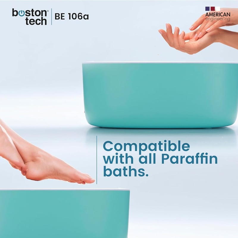 Set pentru îngrijirea mâinilor și picioarelor cu parafină și Aloe Vera Boston Tech BE-106, 6 piese