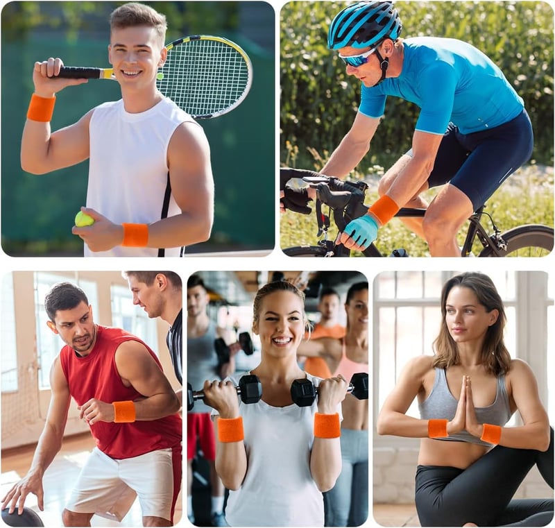 Flintronic csuklópánt szett - Izzadságfelszívó sport csuklószorító 2 db
