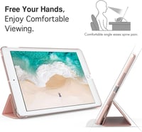 MoKo iPad Air 3 / Pro 10.5 Bőrtok - Rózsaarany, Automata Alvó Funkcióval 5