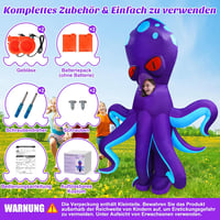 Danxilu Felfújható Jelmez Felnőtteknek - Polip és Dinoszaurusz Teljes Test Állatjelmez Férfiaknak és Nőknek - Vicces Cosplay, Party és Ünnep 6