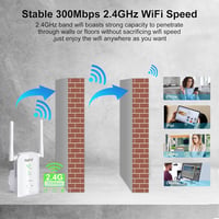 TP-Link 300 Mbps WiFi Jelerősítő Repeater WPS Gombbal, LAN Porttal - Minden Routerrel Kompatibilis 3