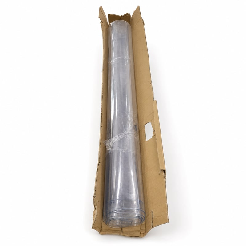 RGTINT Átlátszó PVC Asztalterítő 2 mm Vastag Vízálló Könnyen Tisztítható Asztali Védőfólia 90x120 cm – Használt