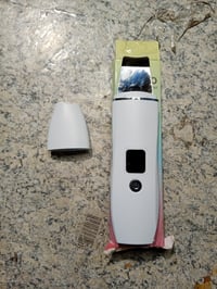 ACWOO Ultraszonikus Bőrtisztító Spatula – Mitesszer Eltávolító, 4 Üzemmód, USB Töltés, Fehér — használt (állapot: lásd a 2. képet) 2