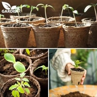 Gardenix 80 db-os Tőzeg Cserép Készlet Palántákhoz, Barna 5