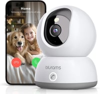 Blurams 360°-os 2K WiFi beltéri kamera, Alexa-kompatibilis, éjjellátó, háziállat figyelő 1