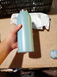 Nerezová fľaša na pitie SIGG Shield ONE Morning Blue na sýtené nápoje, nepriepustná — používaná (stav: pozri 2. obrázok) 3