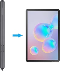 E-YIIVIIL Cserélhető S Pen Érintőceruza Bluetooth Funkcióval - Samsung Galaxy Tab S6 SM-T860 Tablethez Kompatibilis Hegyű Szürke Toll 4