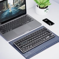 iClever Bluetooth Billentyűzet, Vezeték Nélküli Német QWERTZ Kiosztás, Újratölthető, 3 Eszköz Közötti Váltás, MacBook Pro/Air, iMac Kompatib 7