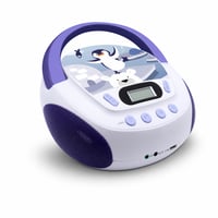 MOOOV Iceberg 477179 dječji CD MP3 player USB — neispravan, djelomično radi: poklopac CD-a pričvršćen je jednim zglobom (stanje: vidi 2. sliku) 1