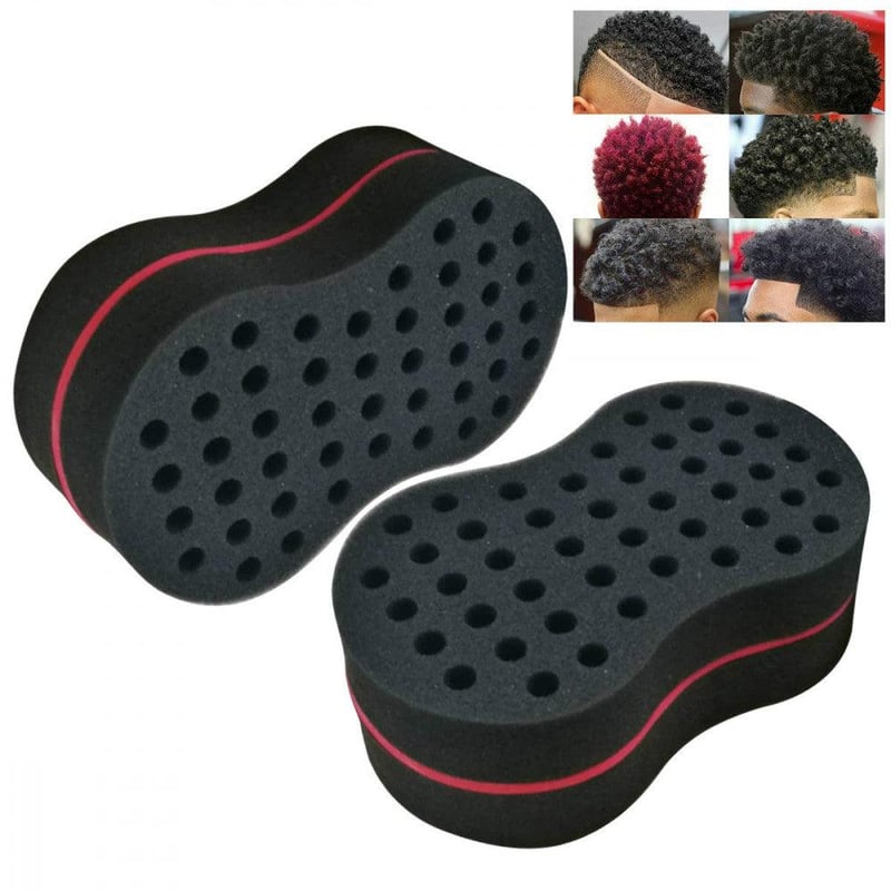 Ruiqas Afro Hajformázó Szivacskefe Göndör és Hullámos Hajhoz