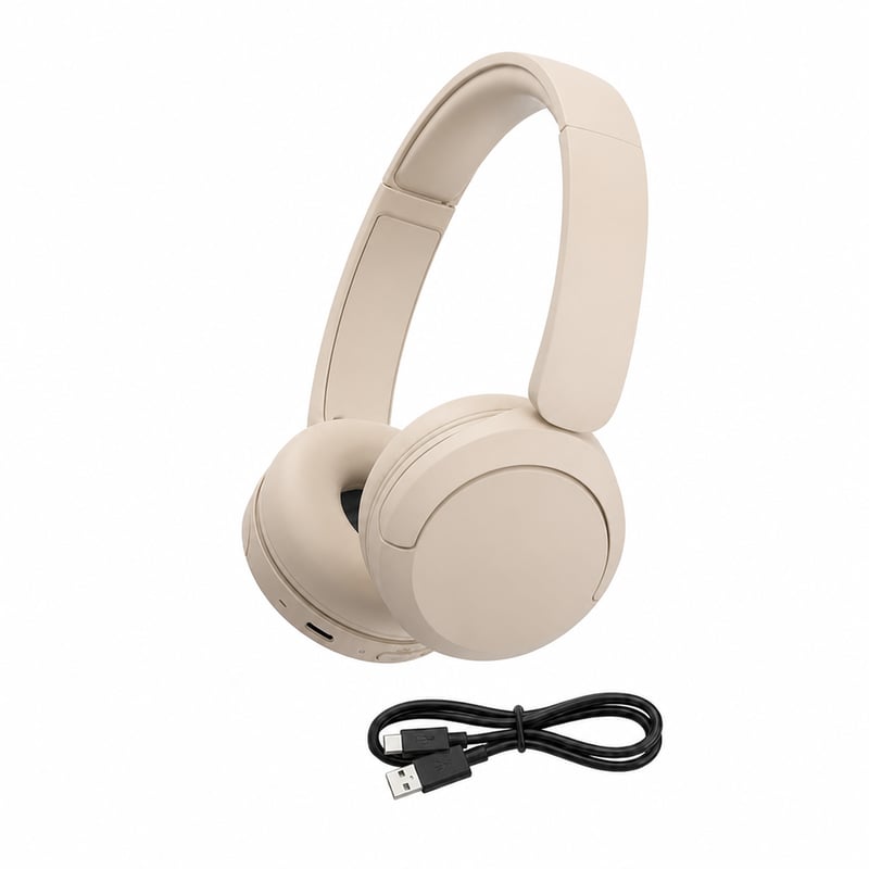 Sony WH-CH520 bežične Bluetooth slušalice, on-ear — neispravne, za dijelove: greška u Bluetooth povezivanju (stanje: vidi 2. sliku)